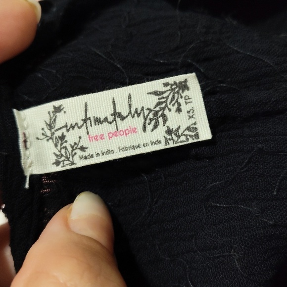 Free People Womens Just Watch Me Slip Slip Dress 🖤 XS - Picture 6 of 11